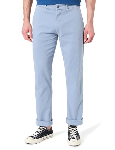 Chino 7 For All Mankind Pantalon Homme Straight Sateen Slate Blue coupe droite confortable