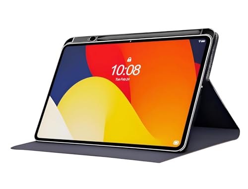 Image of Amazon Basics Cover for Moto Pad 60 Pro 12.7 inch 2025 Case Cover, Deer Smart Flip Case Cover for Moto Pad 60 Pro 12.7 inch 2025 Tablet with Pen Holder, Black