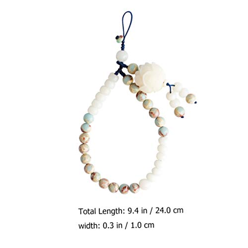 TEHAUX Cordão para celular, cordão retrô para celular chique, corrente antiperda de tecido, corda de