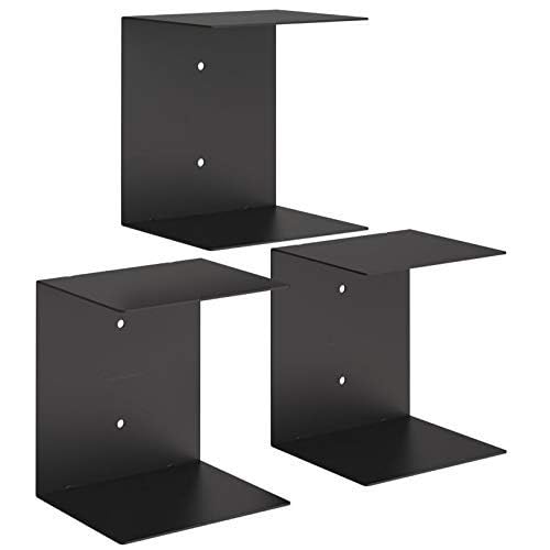ELV Direct 3 Pieces Wall Book Shelf Metal Invisible Shelves for Home Office Kitchen Bathroom (Compatible with Hard Cover Small and Medium Size Books) - Image 4 thumbnail