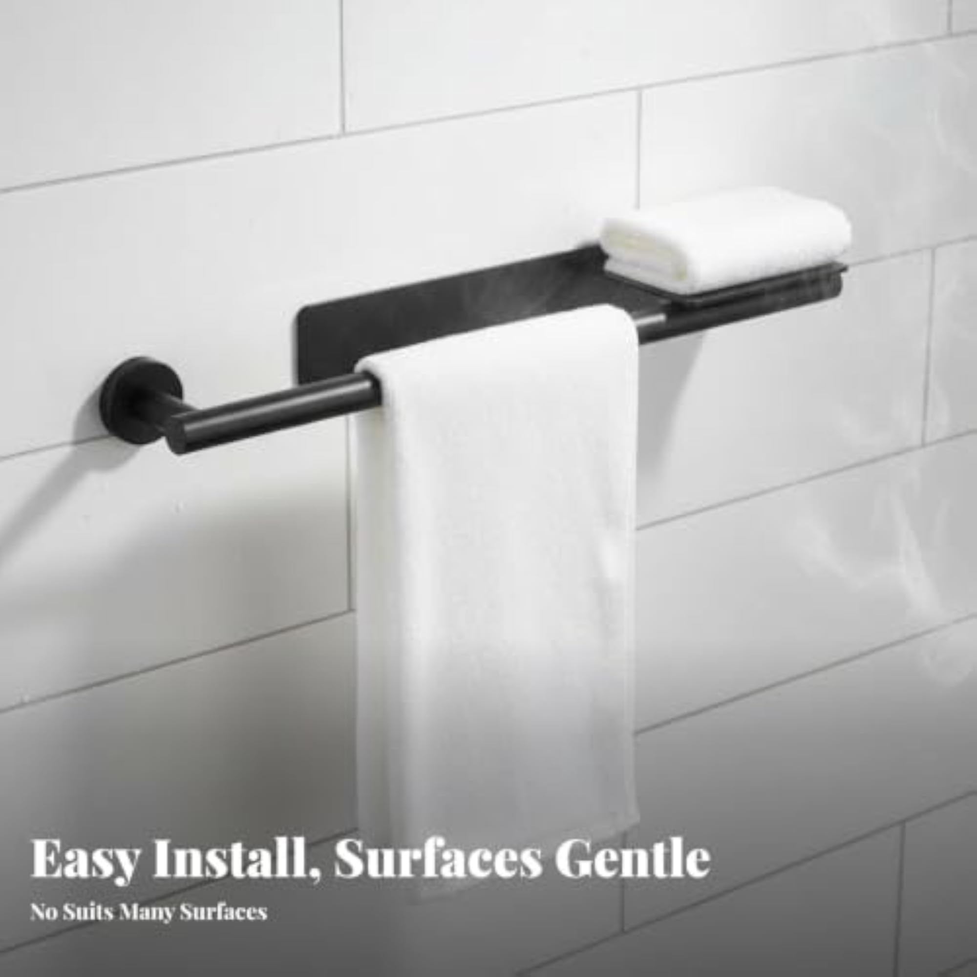 Double Rod Towel Rail, Rust Resistant Bathroom Hardware