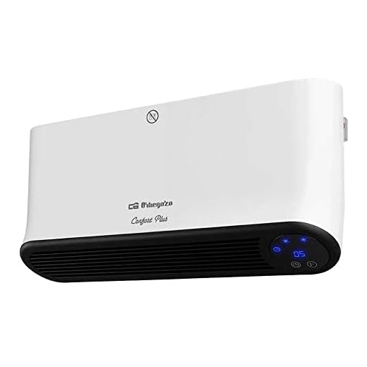 Orbegozo SP 6200 - Calefactor Split, programable, mando a distancia, 2 niveles de potencia, modo ventilador, protección sobrecalentamiento, 2000 W