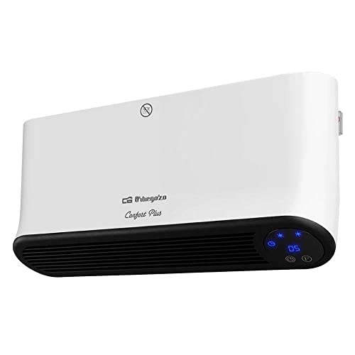 Orbegozo SP 6200 - Calefactor Split, programable, mando a distancia, 2 niveles de potencia, modo ventilador, protección sobrecalentamiento, 2000 W