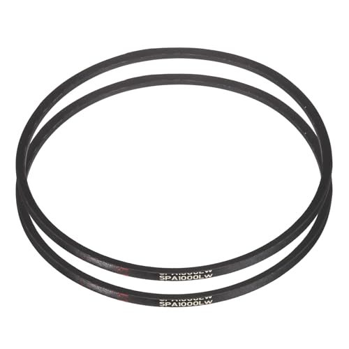 Image of sourcing map 2 Pcs SPA1000 Drive Wedge Belt V-Belt, 1000mm Pitch Girth