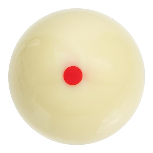 SUPVOX Billiard White Ball Standard Pool Ball ? ? Billiards Practice Pool Training Mini Billiards Snooker Practice with Face White Billiard Training Tool Red Resin