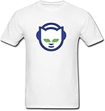 OPPUYYGHV G8Nv7 Men's Napster Logo T Shirt Manches...
