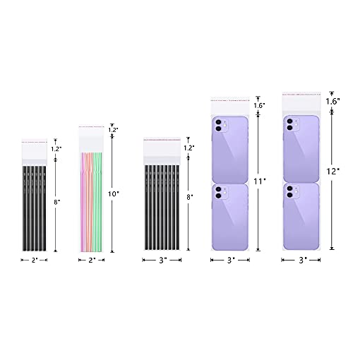 Sachet cellophane transparent 5x20 cm pour protéger vos bijoux et conserver vos biscuits faits maison