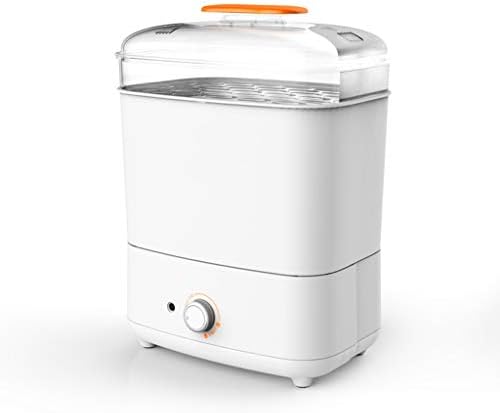 Electric Steam Sterilizer,Bottle Steriliser And Dryer Electric Baby Bottle Sterilizer Large Capacity With Auto Power-Off (Color : White)