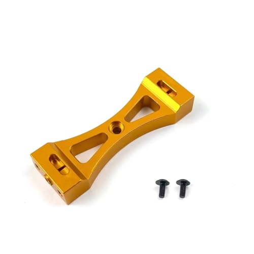 Poutre métallique voiture RC jaune kit support robuste compatible WPL C14 C24 et MN D90 MN99s