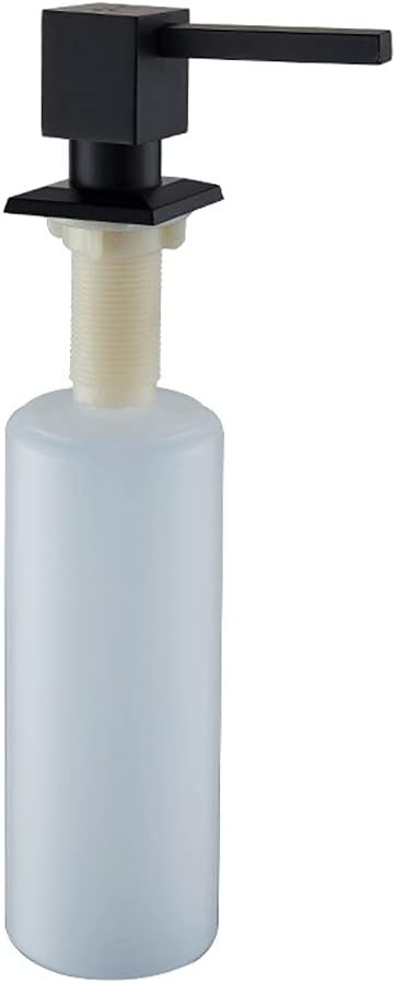 Soap Dispenser for Kitchen Sink,Built in Sink Soap Dispenser Lotion Dispenser Countertop Lotion Dispenser Refill from The Top Soap dispensers (Square 1piece)