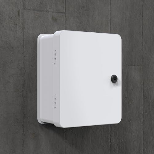 YAVUZ Abs Pano 25 x 30 x 15.2 cm Taban Saclı IP65 Plastik Pano Montaj Plakalı Elektrik Kutusu Pano Darbeye Dayanıklı Dış Ortam Muhafaza Kutusu ABS Pano POLİ 022 - Görsel 6