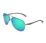 DAWILS Unisex Polarisierte Sonnenbrille Herren und Damen UV400 Schutz Verspiegelt Pilotenbrille