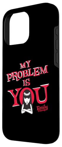 Coque iPhone 16 Pro Emily The Strange My Problem is You antichoc - 2