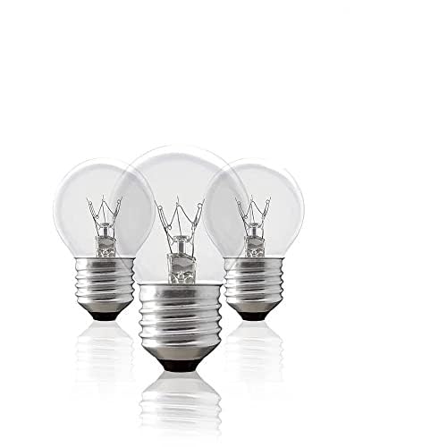Kit 10 Lâmpadas Bolinha Bg-45 Clara E-27 15w 127v