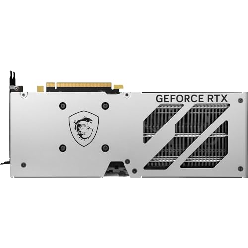 Image of MSI GeForce RTX 4060 Ti Gaming X Slim White 8G Graphics Card - 8GB GDDR6, 128-Bit, 18Gbps, 4352 CUDA Cores, HDMI 2.1a, DP 1.4a x3, TORX Fan 4.0, Ada Lovelace, Ray Tracing, DLSS 3, RGB Mystic, PCIe x16