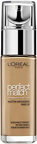 L'Oreal Paris True Match Liquid Foundation, Skincare Infused with Hyaluronic Acid, SPF 17, Available in 40 Shades, 5N Neutral Undertone, 30 ml