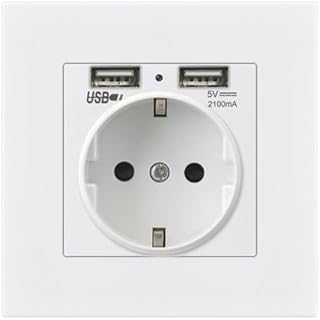 Prise de Courant Camera Espion WiFi 1080P et 2 Ports USB 5V 2A