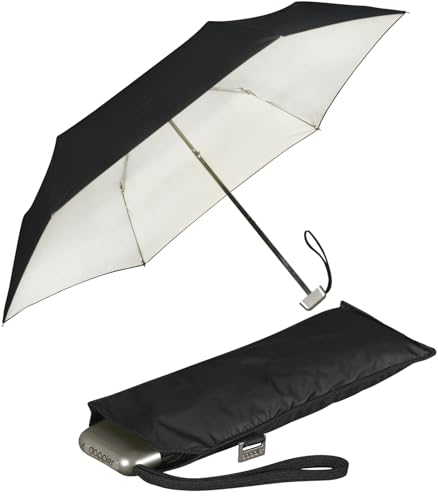 Paraguas de bolsillo pequeño Doppler Carbon Steel ligero y plano 22 cm