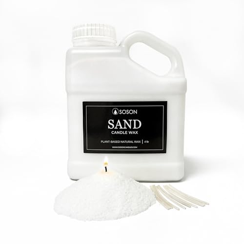 Simply Soson White Pearled Candle Wax 4lb, Unscented, 40 Wicks by Simply Soson - Used condition - US$26.74