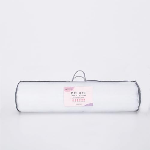 EPITEX Quality Deluxe Bolster 1800gram Adult Bolster Soft Pillow Medium Support Bolster Hypoallergenic Machine Washable Bolster Luxury Bolster (1 Bolster)