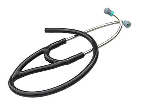 Stethoscope Tubing By Truaevum - Compatible Replacement Kit Fits Littmann(R) Master Cardiology(R) Stethoscope & Cardiology Iii(R) Stethoscope - Double Bore Tube Binaural K7 Black #TOP20