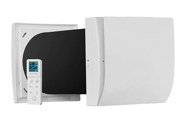 AERAULIQA ORION Unità di VMC decentralizzata a flusso alternato, con recupero di calore, super silenziosa, con telecomando multifunzione, diam.158- cod. 005797