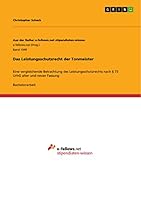 Das Leistungsschutzrecht der Tonmeister 3656849420 Book Cover