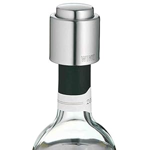 Wmf Clever&More Wijnsluiting , Flessensluiting, Roestvrij Staal Cromargan Gematteerd, H 4,7 Cm, Ø 4 cm