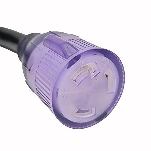 Parkworld Nema L6-30 Extension Cord, Locking 3-Prong, 30 Amp, 250 Volts, 7500 Watts (25Ft) #TOP3