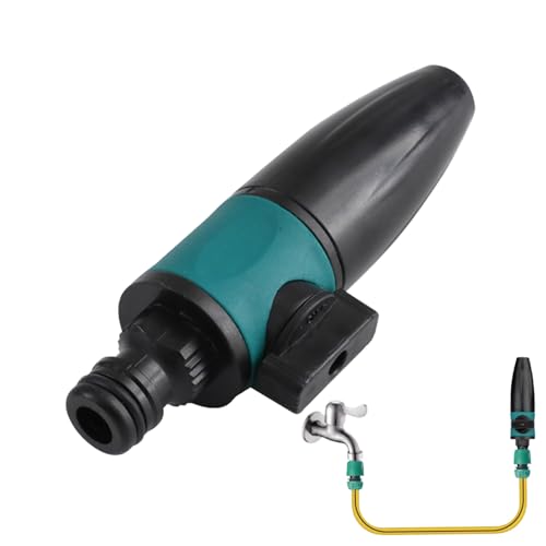 調節可能なホーススプレーノズル | ハンドヘルドウォーターホーススプレー | 高圧ガーデンノズル 洗車 芝生の水やり 掃除用 | 耐久性のあるマルチパターンスプレーヘッド、水