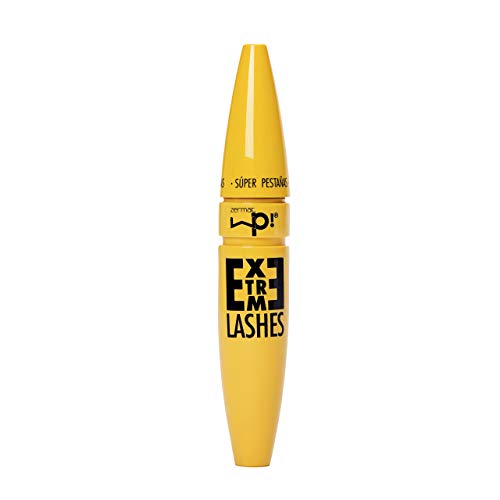 Zermat Xtreme Lashes Mascara | Volumizing & Lengthening Mascara with Curved Silicone Brush | Infused with Panthenol & Natural Waxes | Flake-Free All-Day Wear | Intense Black Eyelash Makeup | 0.52 Oz.