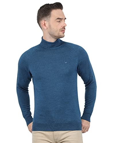 Image of Monte Carlo Men Wool High Neck Pullover Sweater