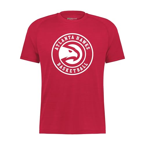 Holloway NBA Atlanta Hawks Youth All-Pro Tee - Youth Basketball T-Shirt, Team Fan Gear, Perfect for Game Days Multi