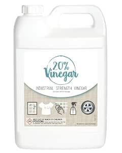 20% Professional Grade Concentrated Vinegar - 4x Power, Dilutes to 4 Gallons