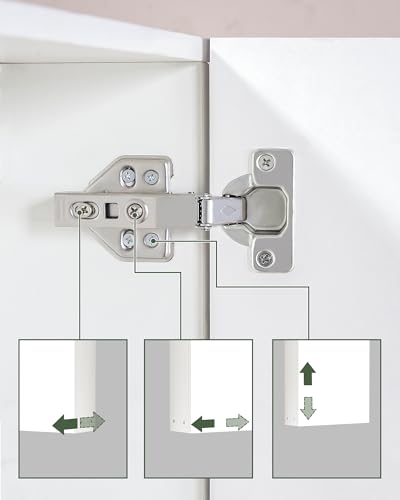 Miniatura 9 de Choezon Armario Con Espejo Baño, Armario De Baño De 45x60 Cm, Gabinete De Almacenaje Para Colgar, Armario De Pared Para Baño Con Espejo Y Estantes Interiores Ajustables, Color Blanco