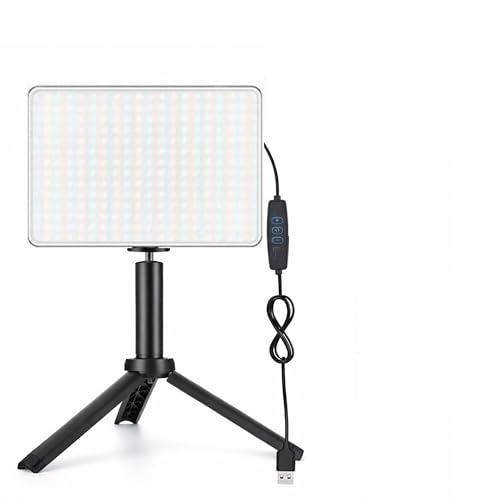 PL-26 13 W 96 Led 23 cm CRI95+ Bicolor 3 Renk Fotograf ve Video Işığı Canlı Yayın Tiktok Vlog Makyaj Ürün Çekimi vb. (Tekli ve L-03 Mini Tripodlu)