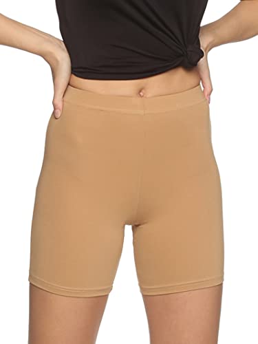 Image of OUTFLITS Ladies Cycling Shorts| Under Dress | Yoga Shorts | Workout Shorts | Running Shorts | Exercise Shorts | Gym Shorts for Womens