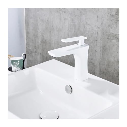 Grifo de lavabo alto monomando para evitar salpicaduras en lavabos tipo recipiente 5