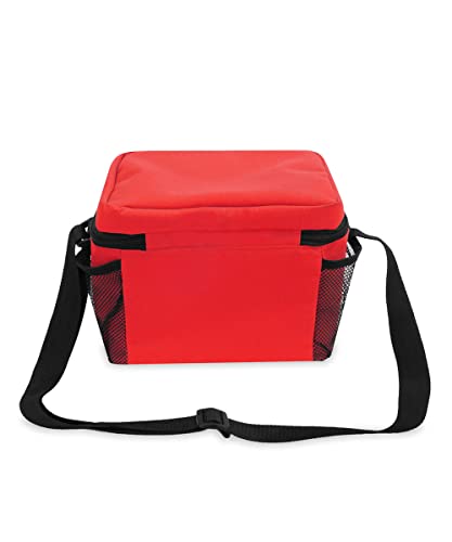 Everest Cooler Lunch Bag, Red, One Size - Thumbnail 4