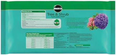 Miracle-Gro Tree and Shrub Plant Food Spikes - Deciduous, Flowering & Evergreen Tree Fertilizer Spikes, Hydrangeas, and Acid-Loving Plants, 12 Count, 3 lb. - View 8