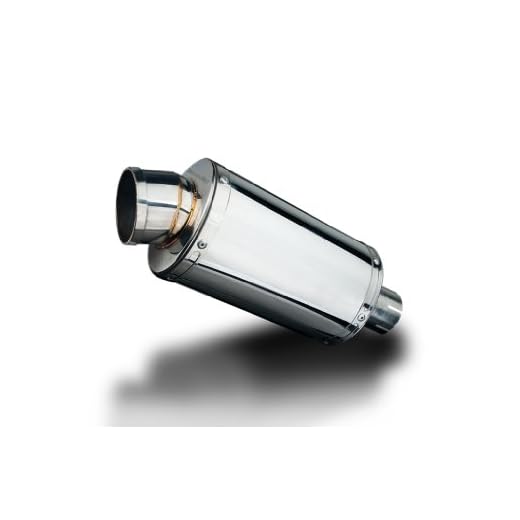 Delkevic SS70 9" Stainless Steel Oval Muffler
