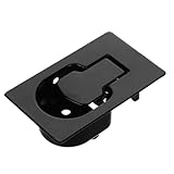 VILLCASE Zinklegierung Ziehgriff Schwarz Elektroplattiert Robust Möbel Ersatzgriff für Liegesessel Bürostühle Sofa Hebel Griff Möbelteile Langlebig Modern Minimalistisch