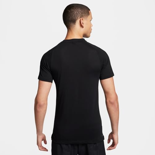 Nike Flex Rep Men's Dri-FIT Short-Sleeve Fitness Top (Black/White, FN2979-010) Size Large3
