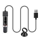 Commodité alimentée par USB : conçue avec une interface USB DC 5 V pour des options d'alimentation flexibles – se connecte à une banque d'alimentation ou à un adaptateur USB – vous donnant portabilité et efficacité énergétique pour les chauffages d'aquarium pour les installations tropicales
