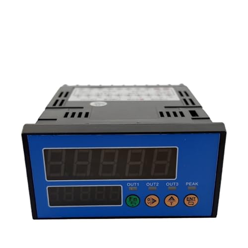 Industrial Load Cell Display Weighing Controller 5 Digits for Pressure Tension Measurement 3 Relay Output AC220V DC24V(220V Power Supply,RS485 Version)