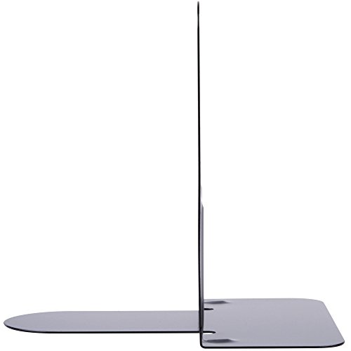 Universal Economy Bookends, Standard, 4 3/4 X 5 1/4 X 5, Heavy Gauge Steel, Black, 3 Pair (Unv54051) #TOP6