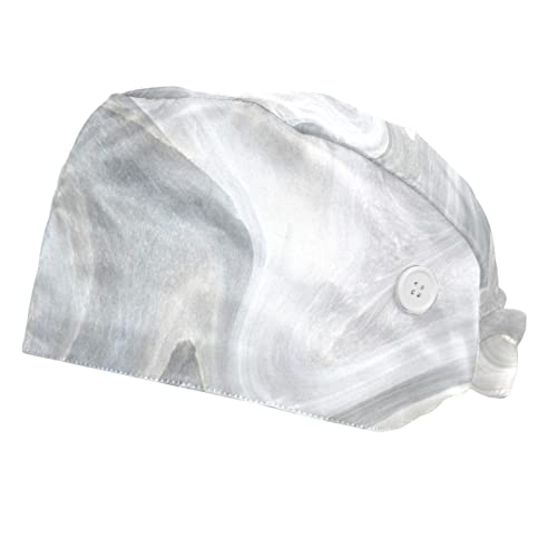 Chapeaux de travail respirants JDEZ à texture marbre lot de 2 pièces pour homme et femme