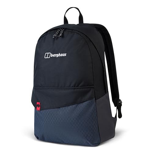 Berghaus Unisex Brand Bag 25 Litre Backpack| Comfortable Fit | Durable Design | Rucksack for Men and Women Day Packs, Jet Black/Carbon, One Size — Backpacks