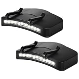 Mudder 2 Pcs Hat Light Clip 11 LED Cap Lights Clip...