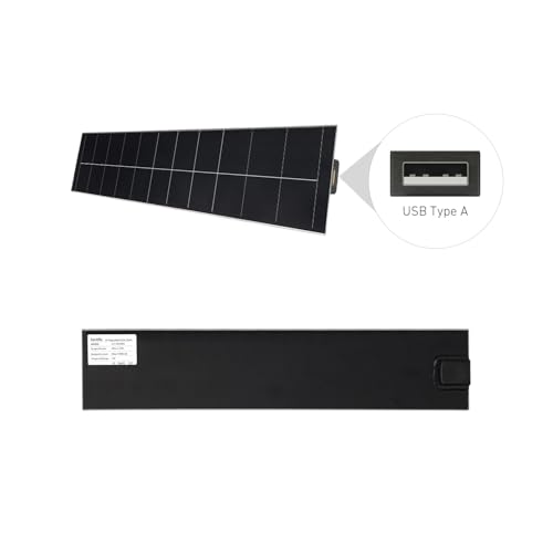 5V USB Solar Panel - Blinds Solar Charger for Windows Blinds, Roller Shades, Motorized Blinds, USB Port, 5/5W High Compatibility Solar Panel by Generic - Used condition - US$29.59